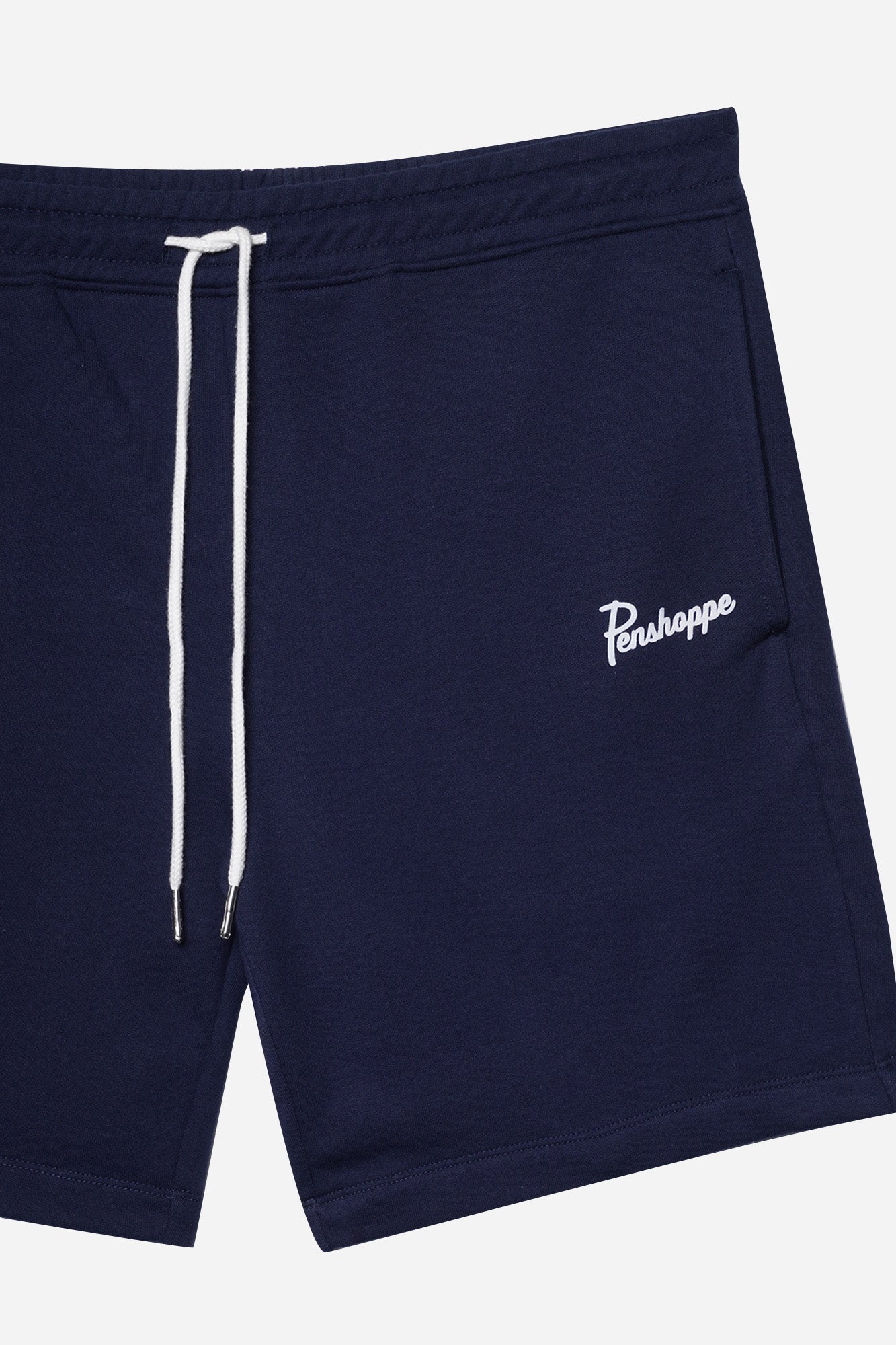 Relaxed Fit Brushed Terry Shorts with Penshoppe Branding