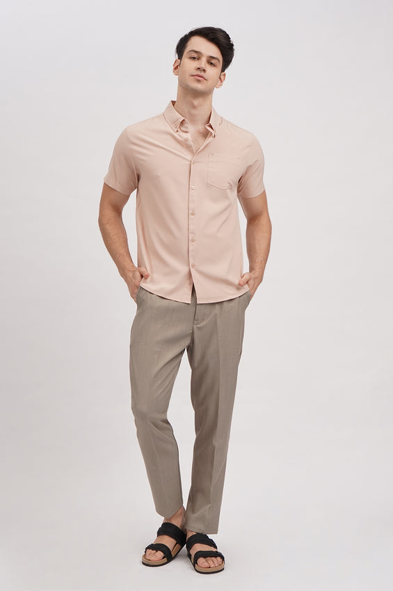 Basic Easy Iron Short Sleeve Shirt