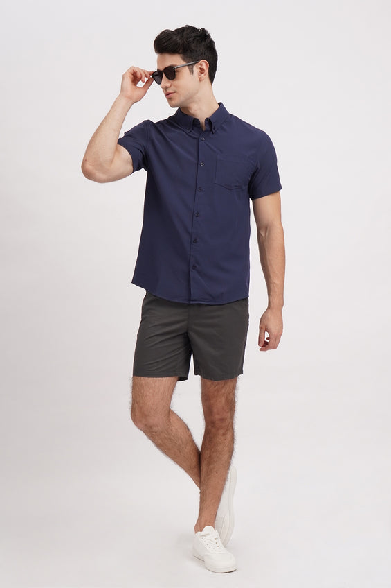 Basic Easy Iron Short Sleeve Shirt