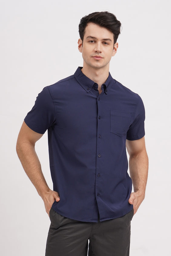 Basic Easy Iron Short Sleeve Shirt