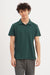 Relaxed Fit Polo with Open Collar