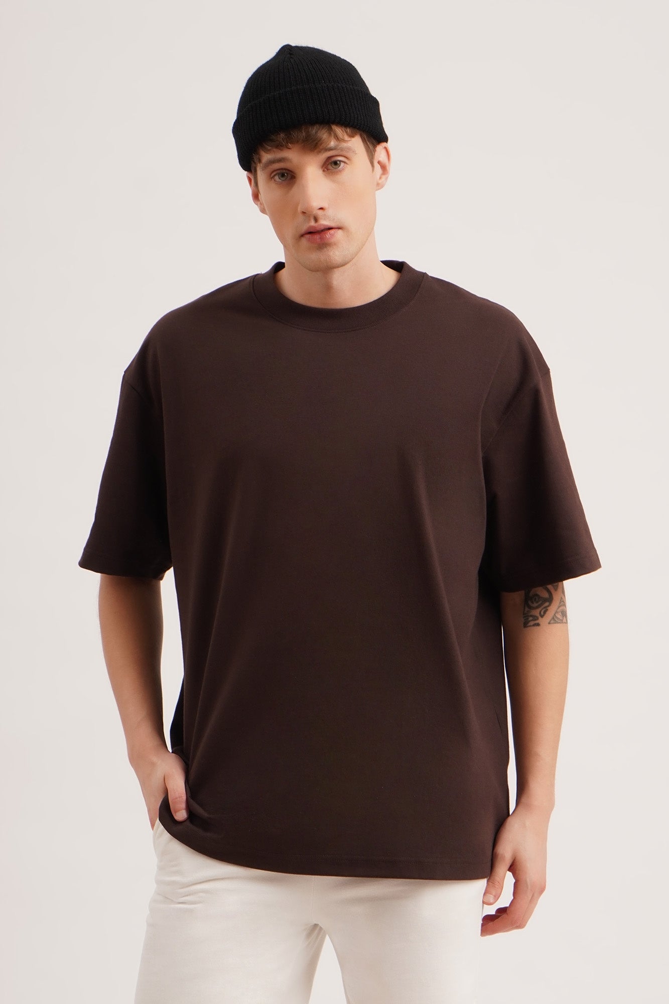 Relaxed Fit Crew Neck T-Shirt – PENSHOPPE