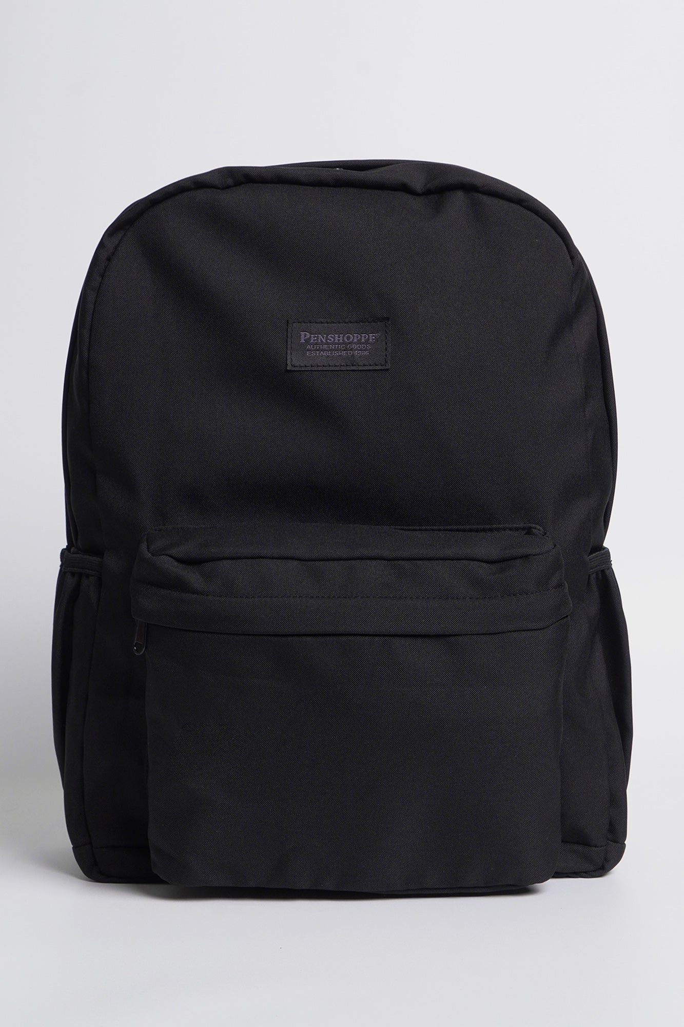 Nylon Backpack with Woven Label PENSHOPPE