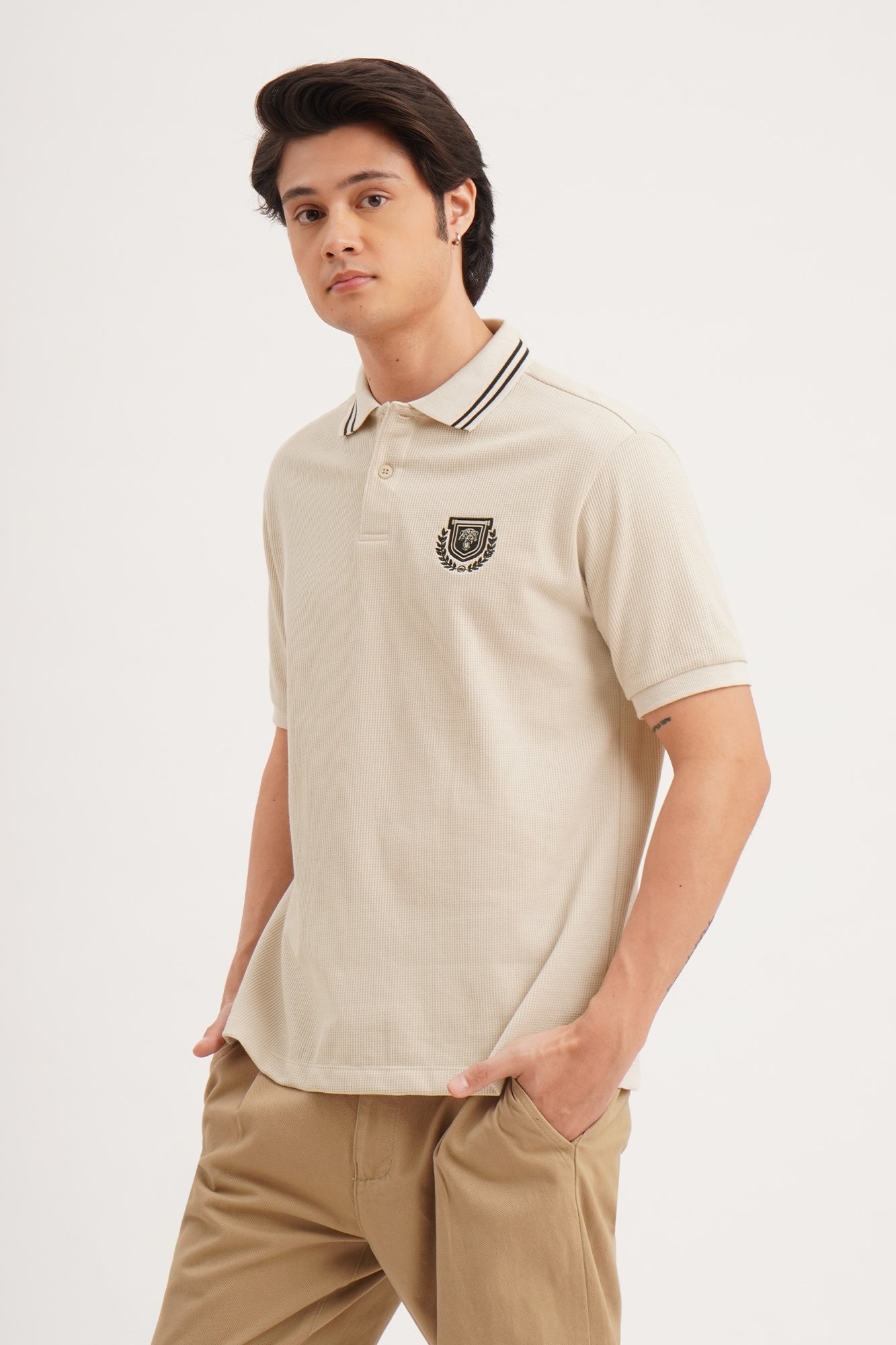 Penshoppe white polo shirt best sale