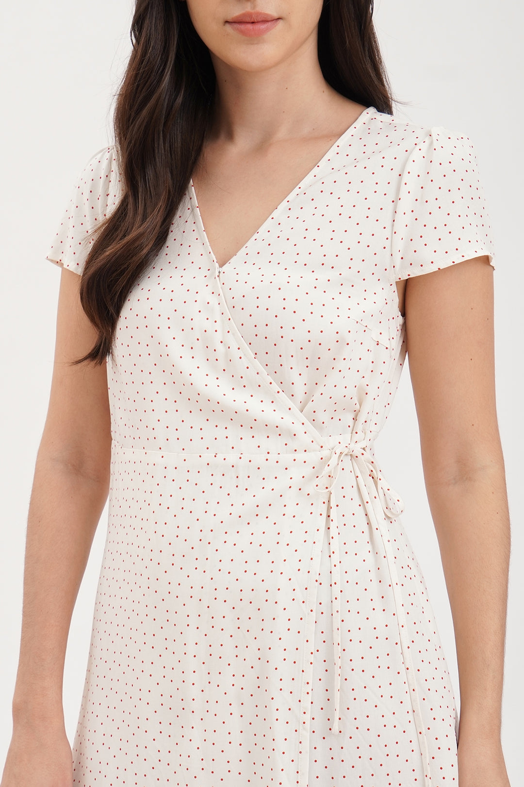 Polka Dot Wrap Dress