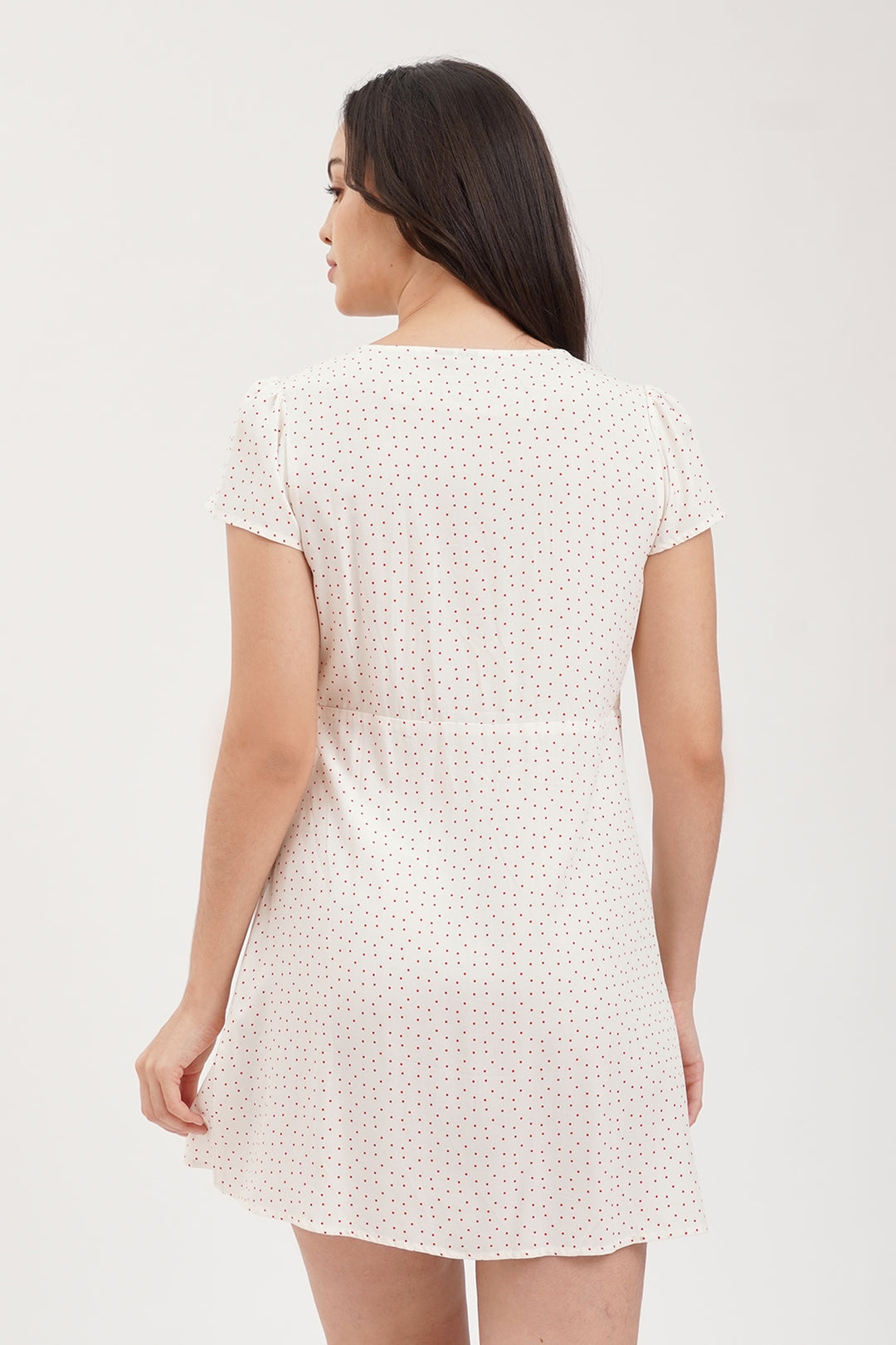 Polka Dot Wrap Dress