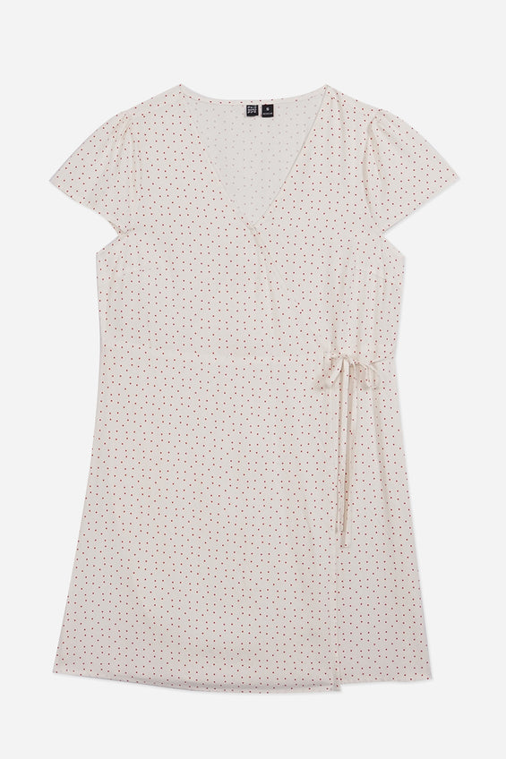 Polka Dot Wrap Dress