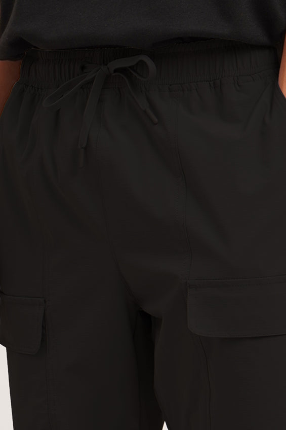 Nylon Pull-On Cargo Shorts