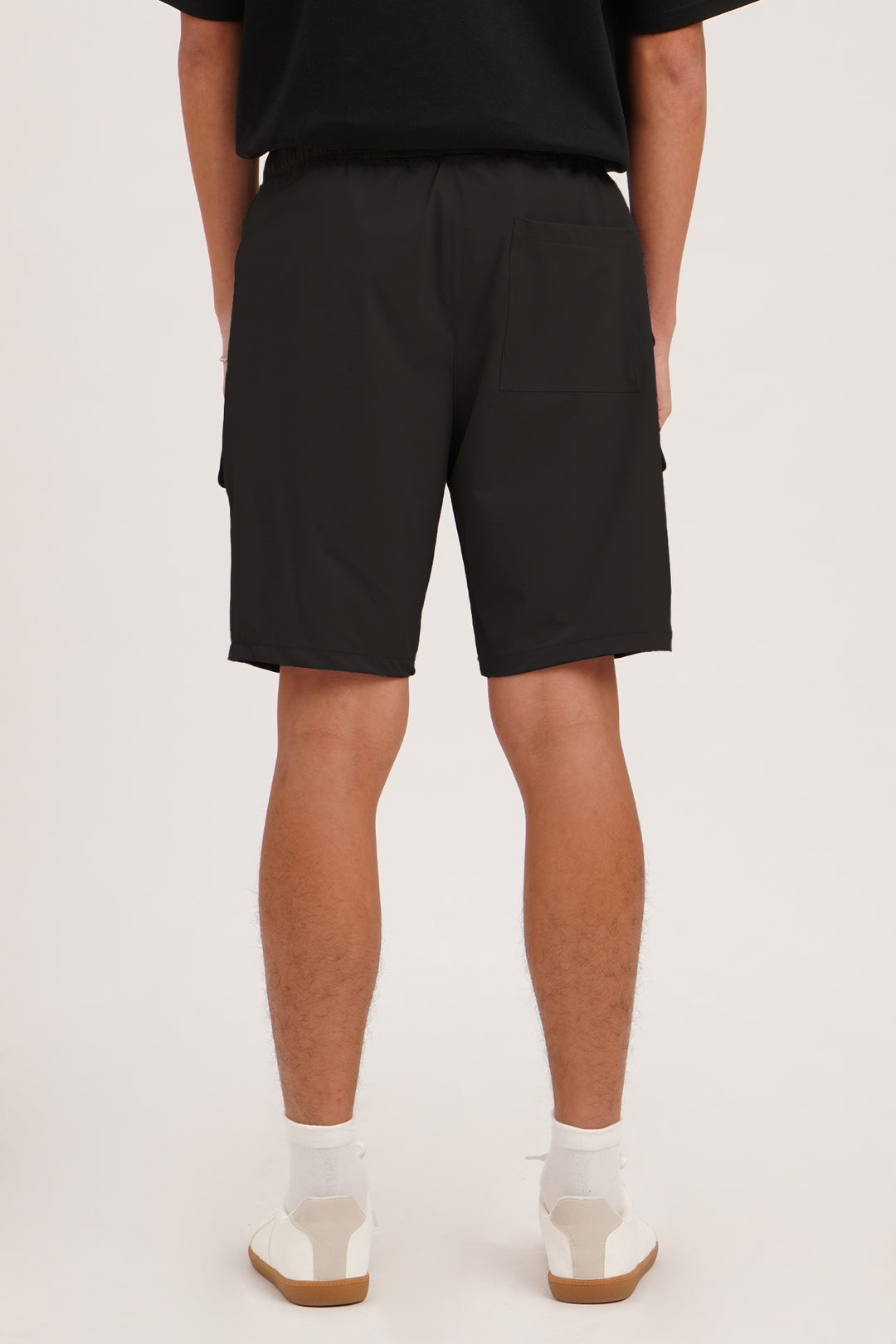 Nylon Pull-On Cargo Shorts