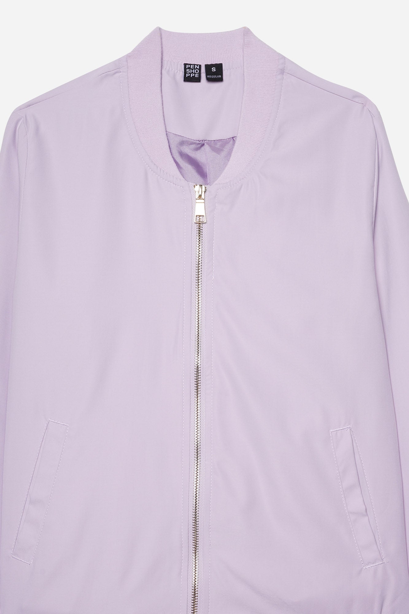 Light purple bomber clearance jacket