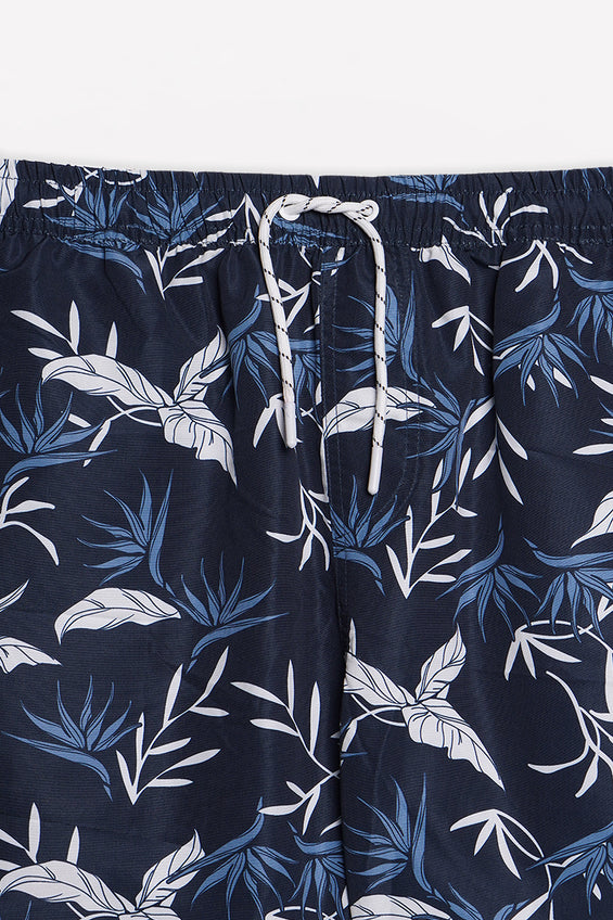 Modern Fit All Over Print Swim Shorts