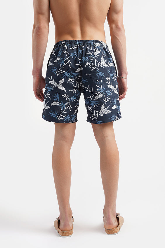 Modern Fit All Over Print Swim Shorts