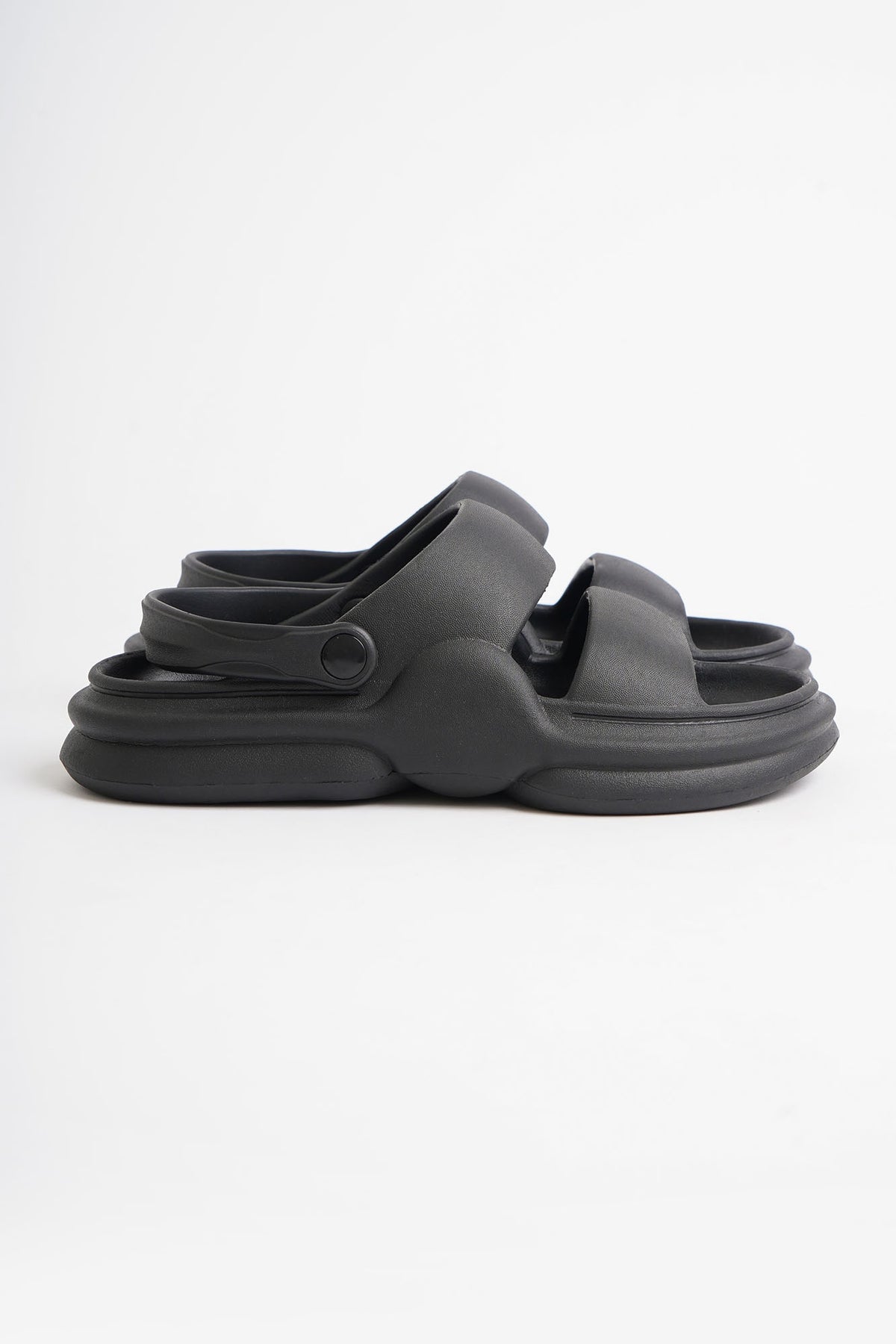 Men's Black Rubber Sandals