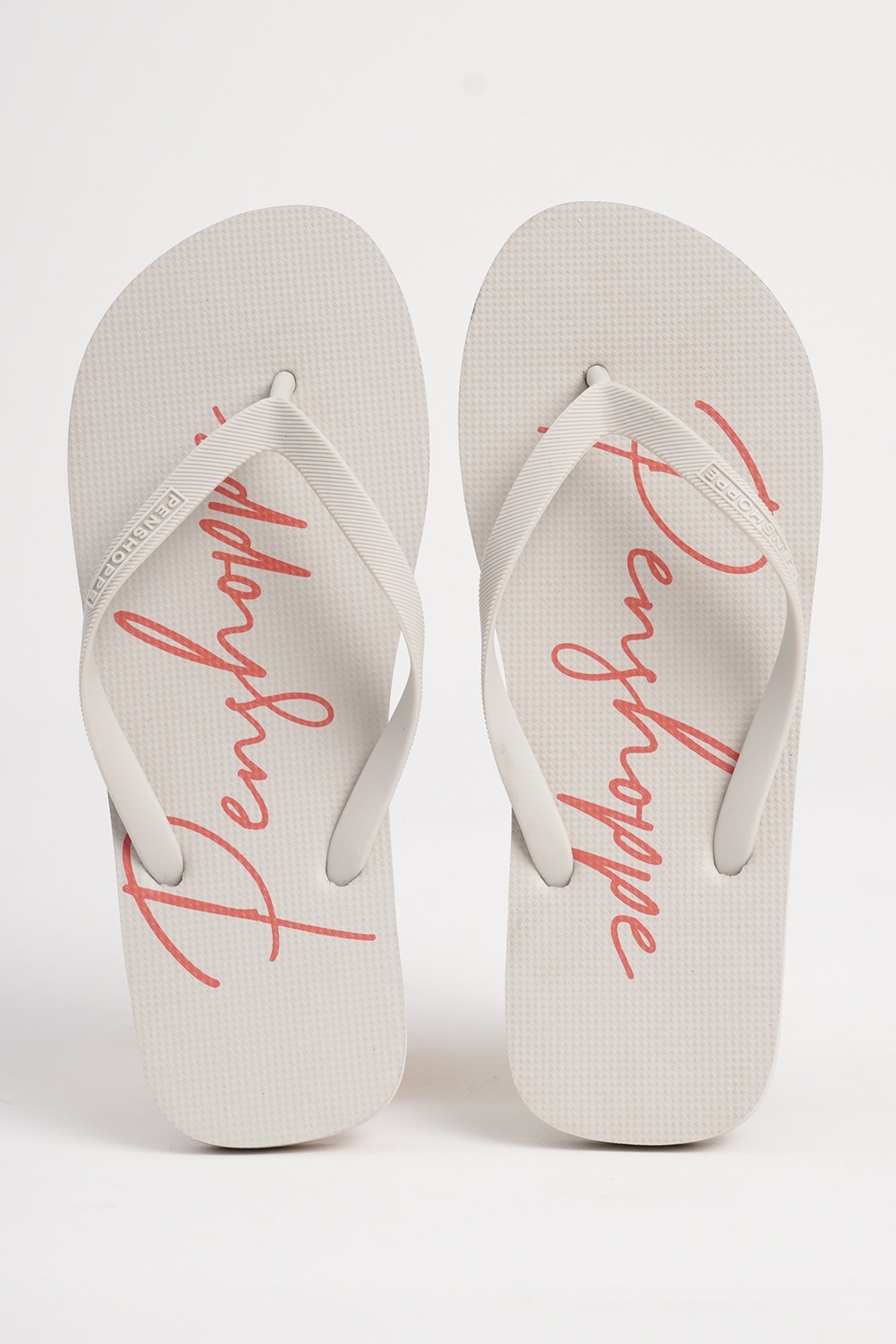 Women s Regular Flip Flops with Cursive Branding PENSHOPPE