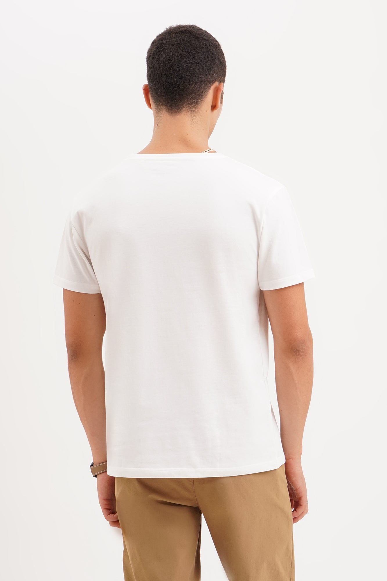 Penshoppe t on sale shirt plain white