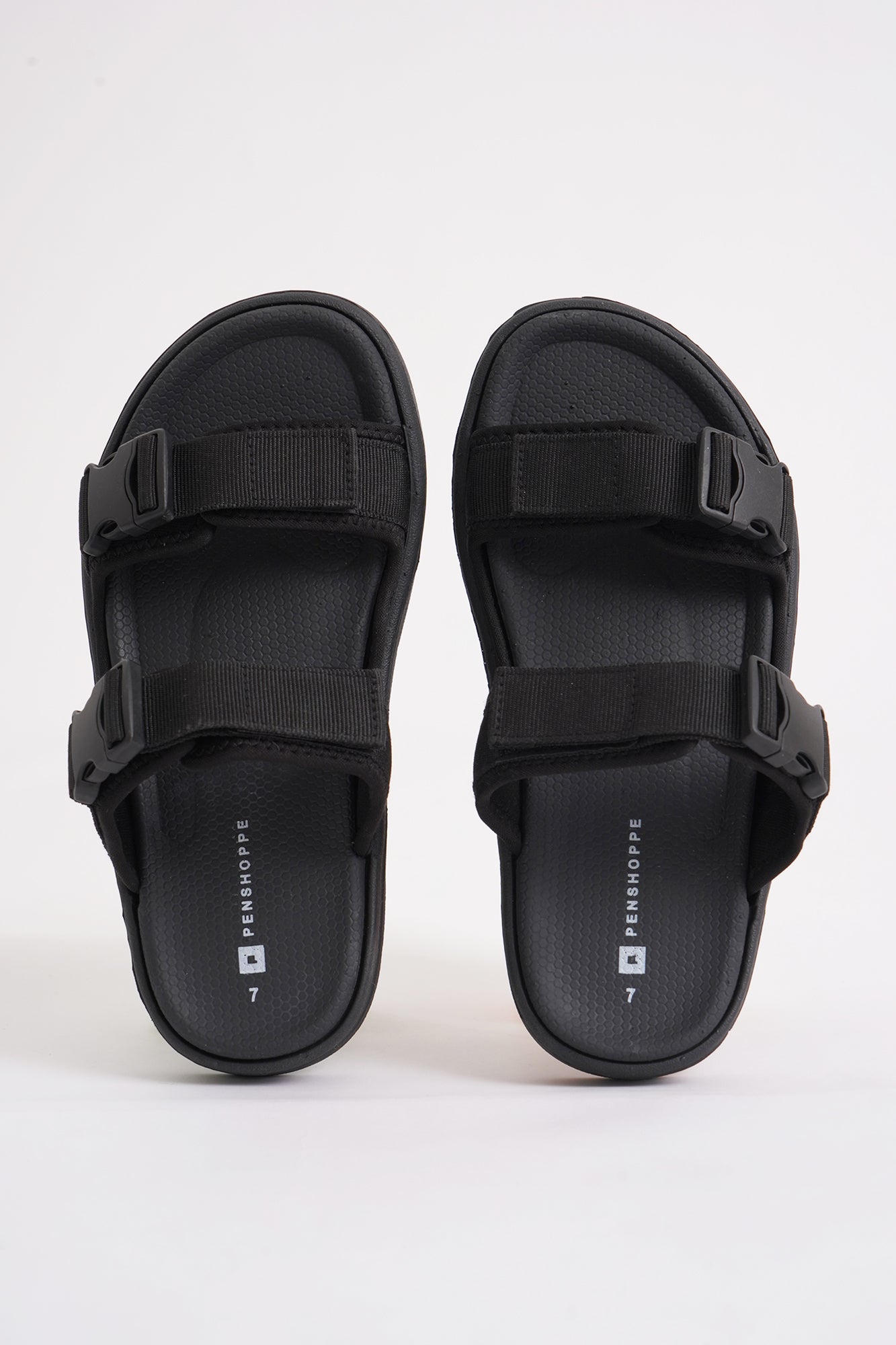 Women s Two Strap Sandals with Buckle PENSHOPPE