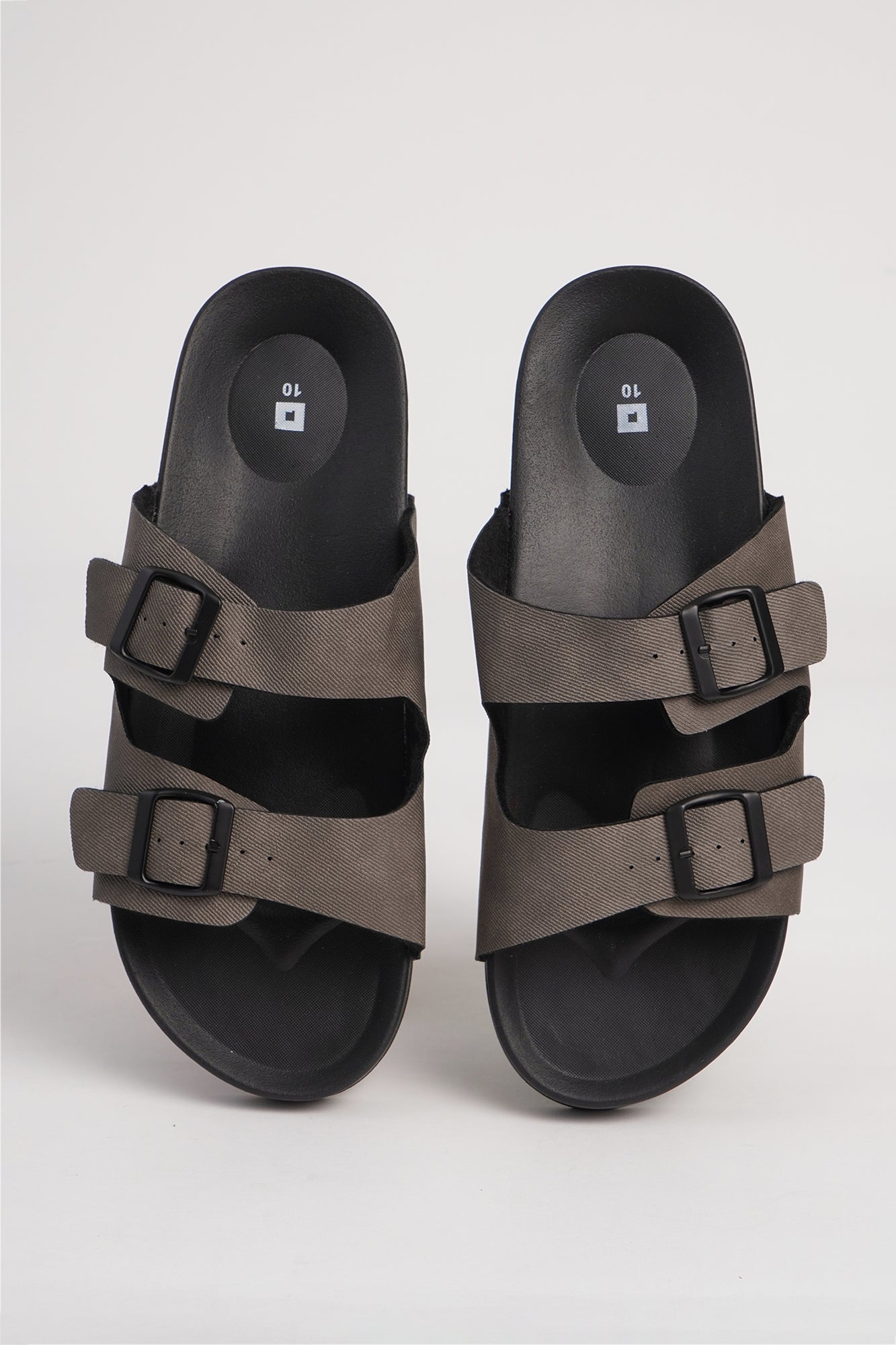 Dark 2024 gray sandals