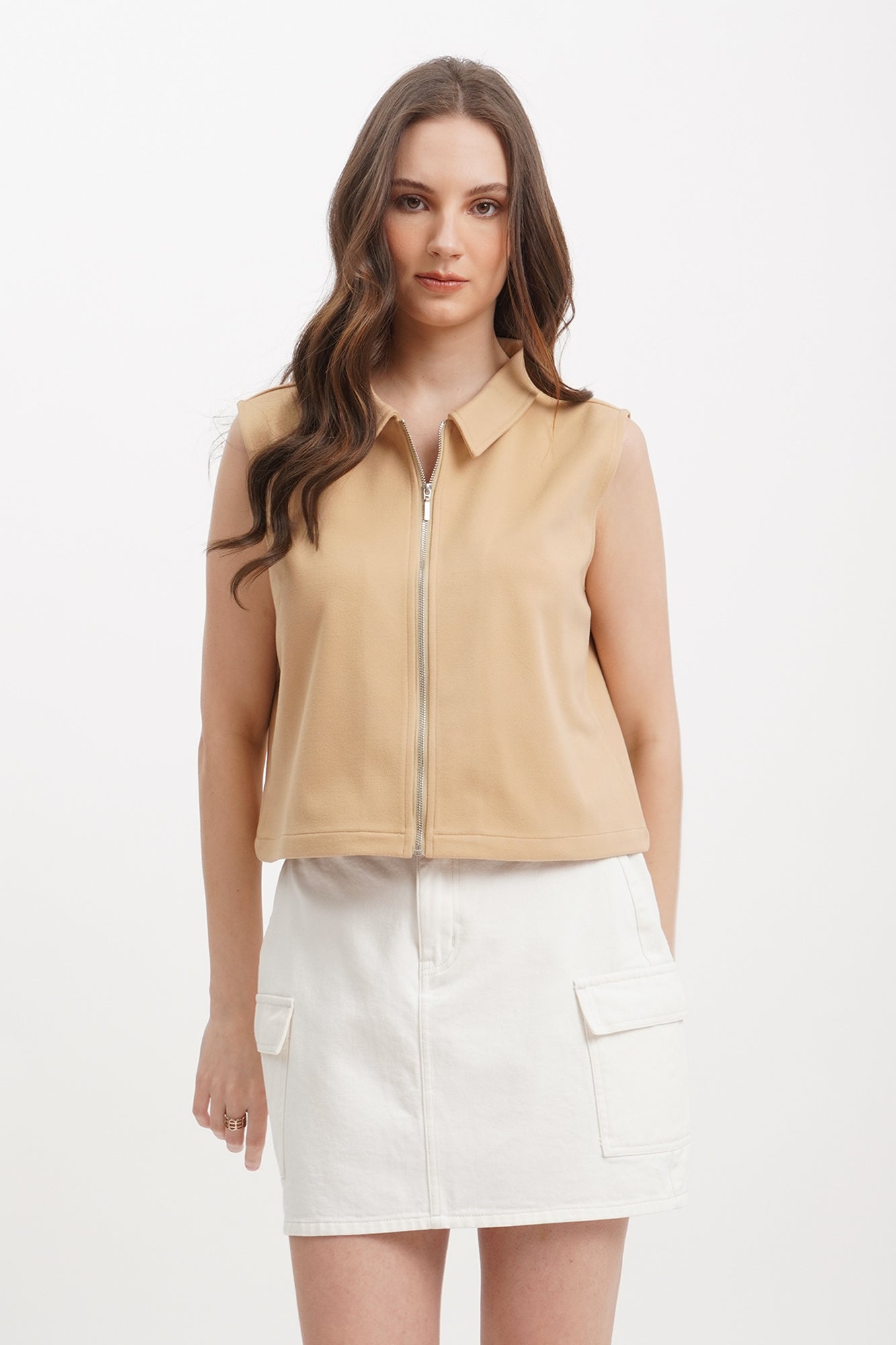 Dress Code Relaxed Fit Zip-Up Vest – PENSHOPPE