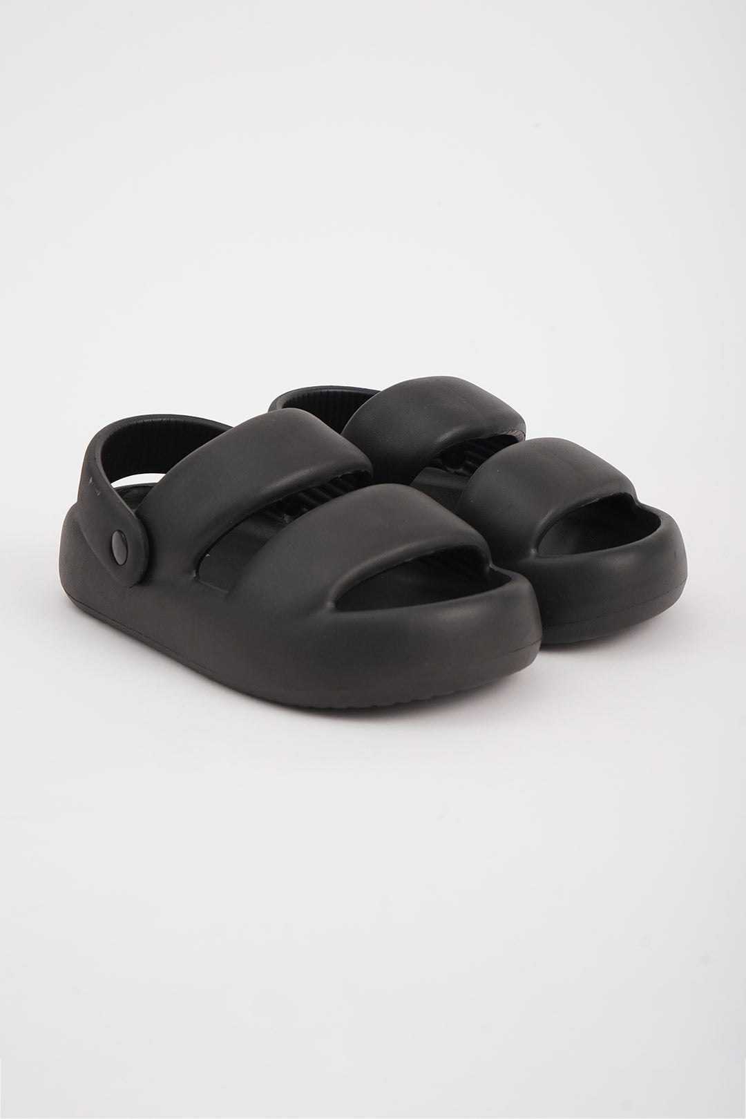 Women's Chunky Rubber Clogs with Back Strap