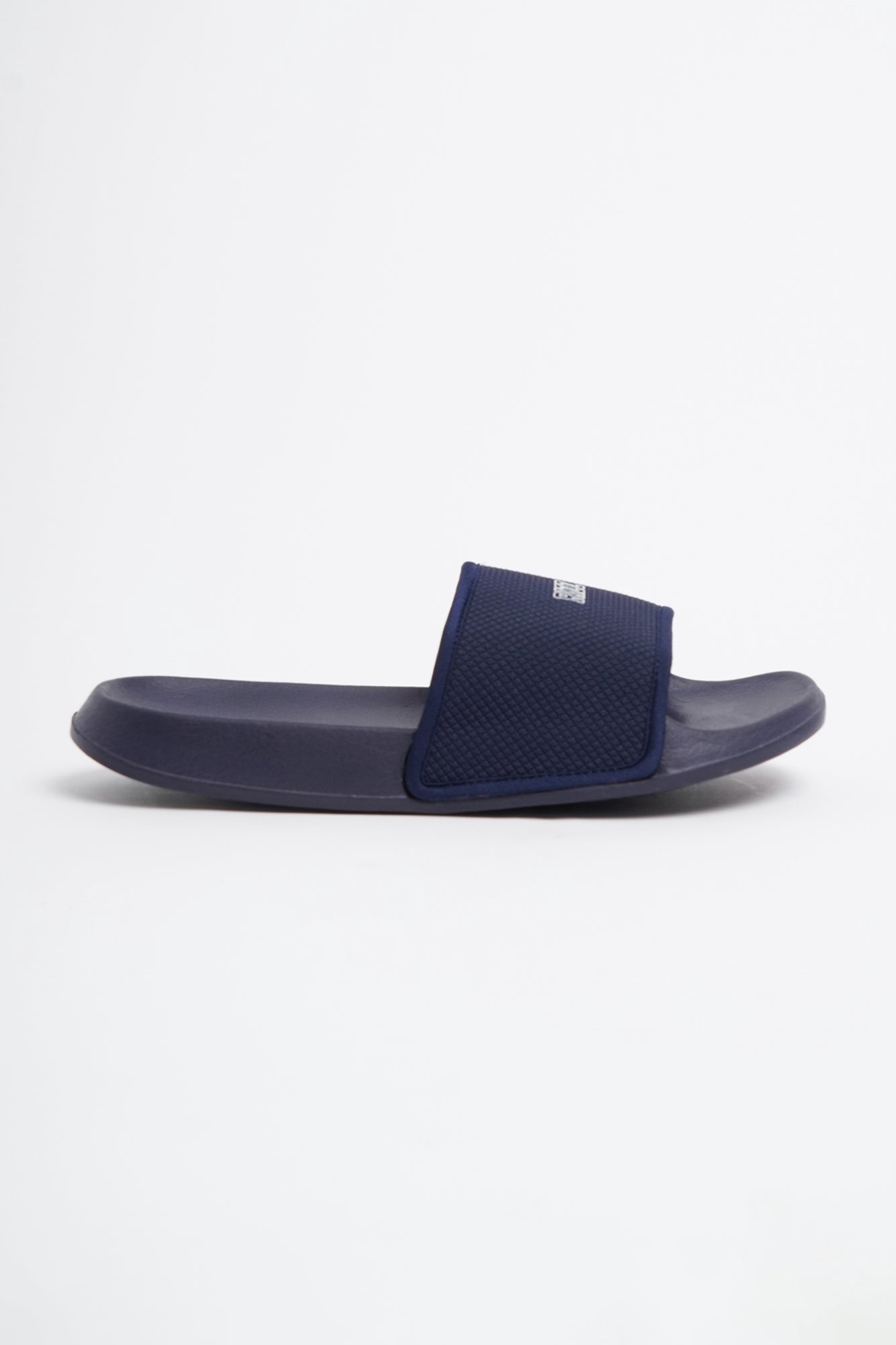 Mens navy hot sale blue slides