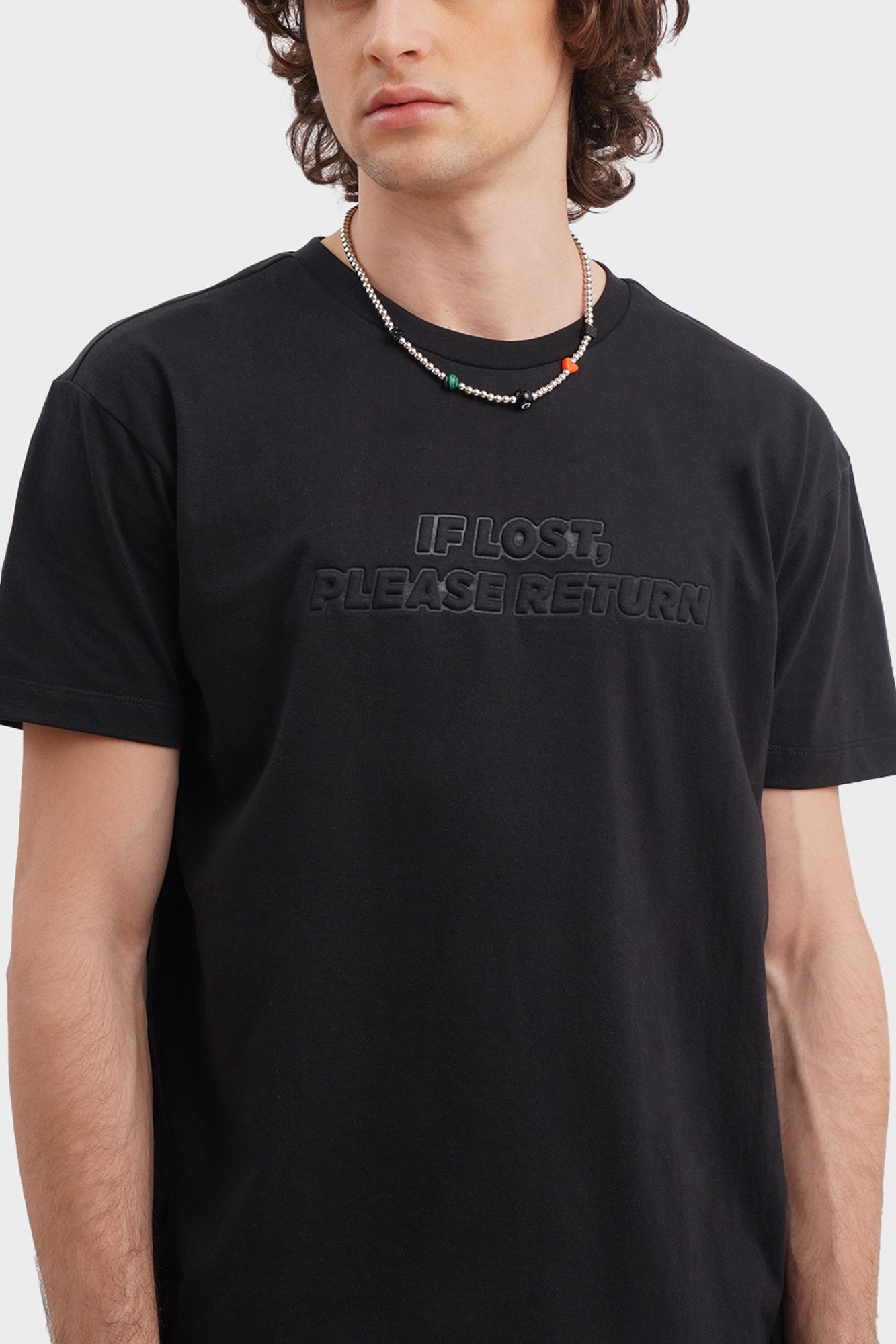 If Lost Please Return Relaxed Fit Graphic T-Shirt – PENSHOPPE