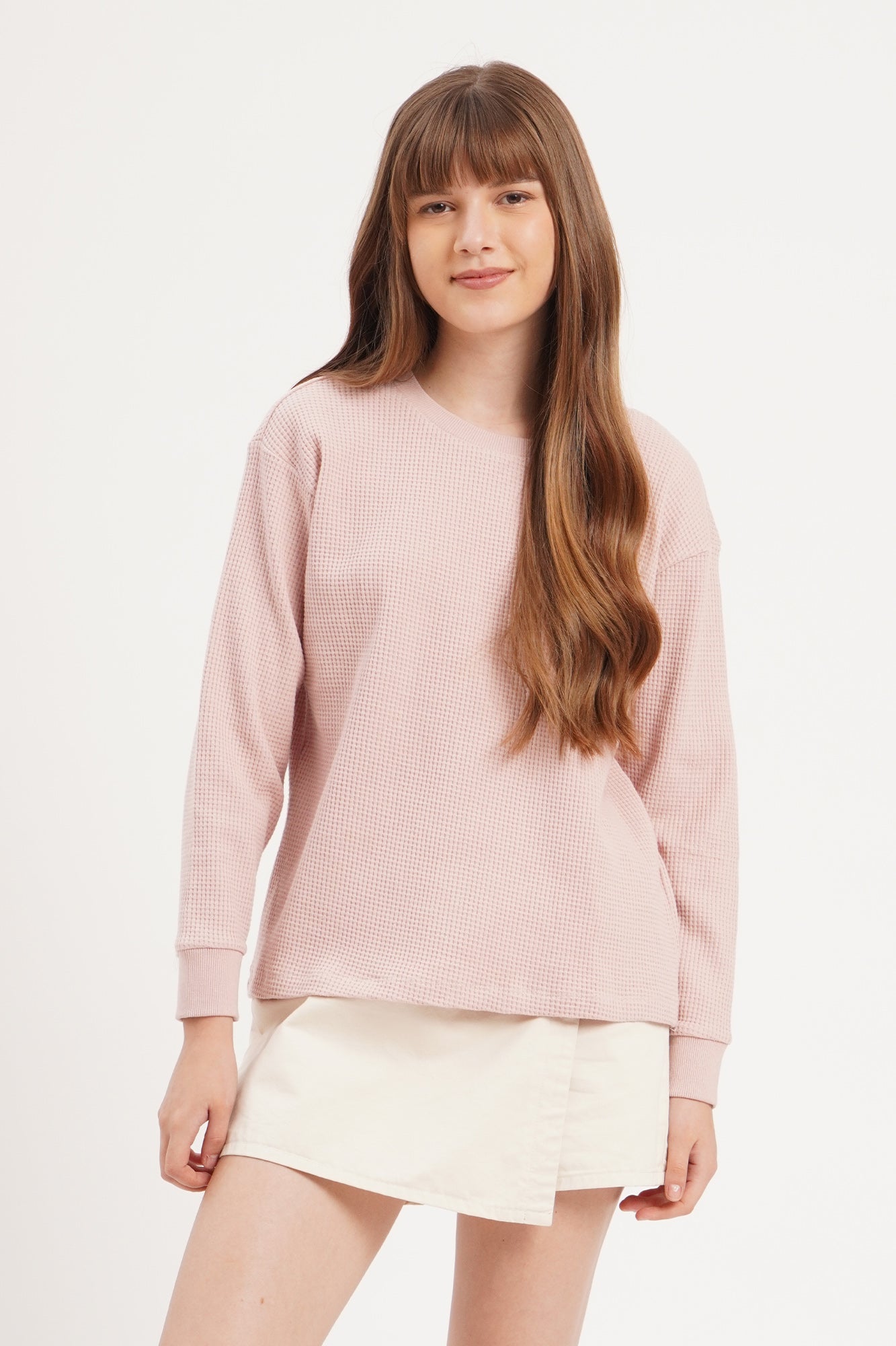 Light pink pullover on sale sweater